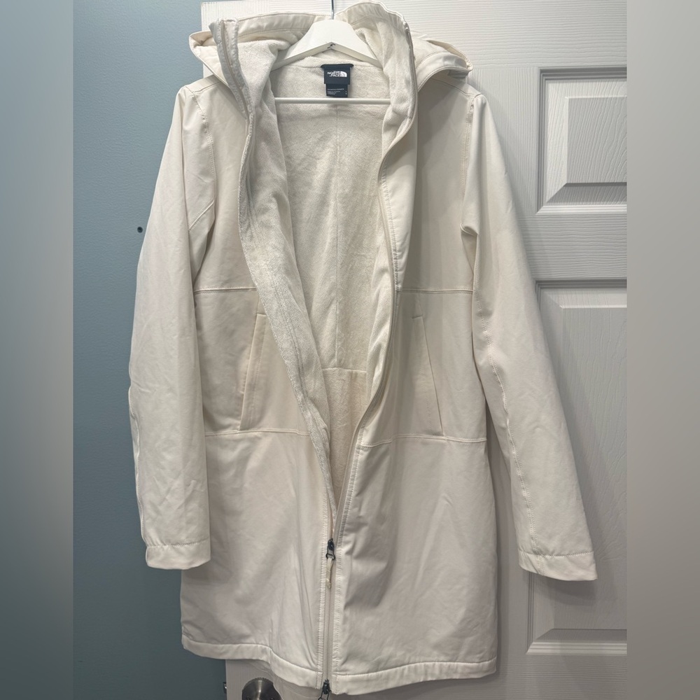 The North Face Women's Cream Hooded Coat